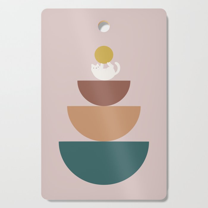 Cat Landscape 196C Cutting Board Gallery Image 1
