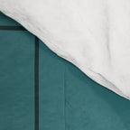 Mid Century Modern Stars (Ocean Green) Comforter Gallery Image 4