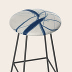 Minimal Abstract Line Art 17 Stool Gallery Image 2