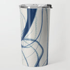 Minimal Abstract Line Art 17 Travel Mug Gallery Image 2