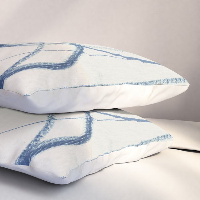 Minimal Abstract Line Art 17 Pillow Sham Gallery Image 3