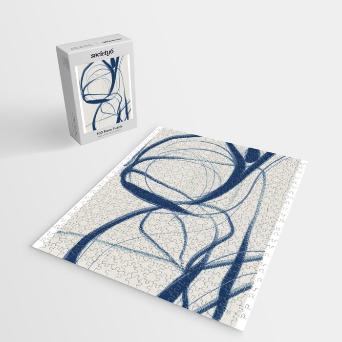 Minimal Abstract Line Art 17 Jigsaw Puzzle Gallery Image 2