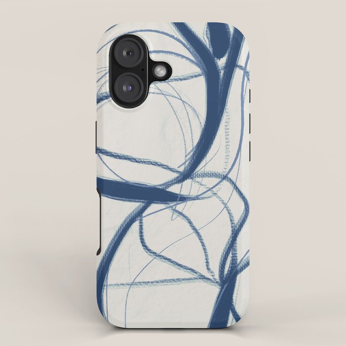 Minimal Abstract Line Art 17 iPhone Case Gallery Image 1