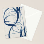 Minimal Abstract Line Art 17 Stationery Card Gallery Image 2