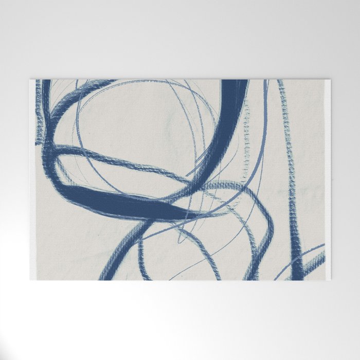 Minimal Abstract Line Art 17 Welcome Mat Gallery Image 1