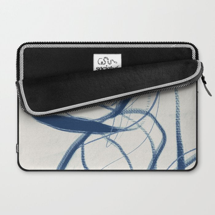 Minimal Abstract Line Art 17 Laptop Sleeve Gallery Image 2