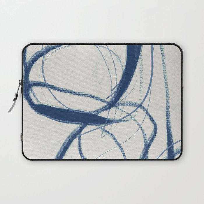 Minimal Abstract Line Art 17 Laptop Sleeve Gallery Image 1