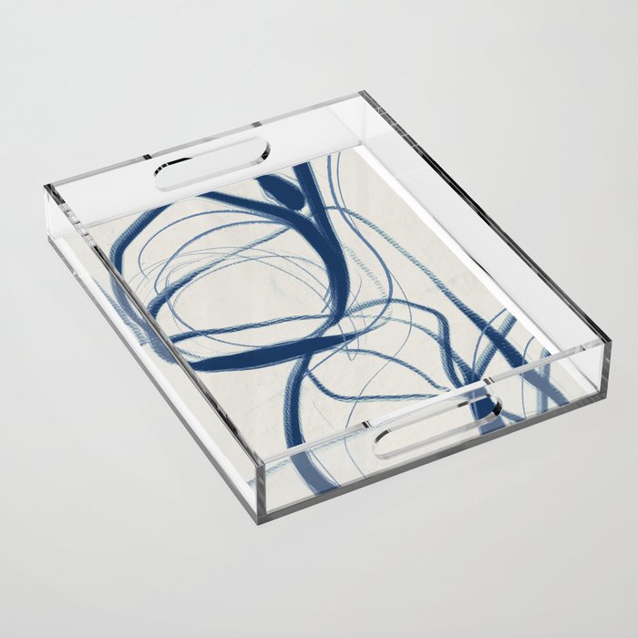 Minimal Abstract Line Art 17 Acrylic Tray Gallery Image 1