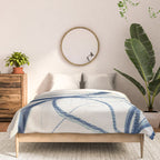Minimal Abstract Line Art 17 Comforter Gallery Image 3