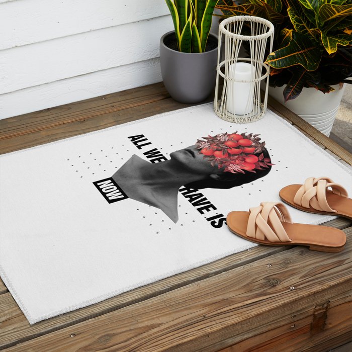 All We Have Is Now Outdoor Rug Gallery Image 2