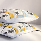 Palm Springs Home â Yellow & Blue Pillow Sham Gallery Image 3