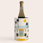 Palm Springs Home â Yellow & Blue Wine Chiller Gallery Image 1
