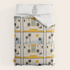 Palm Springs Home â Yellow & Blue Duvet Cover Gallery Image 6