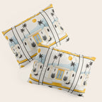 Palm Springs Home â Yellow & Blue Pillow Sham Gallery Image 3