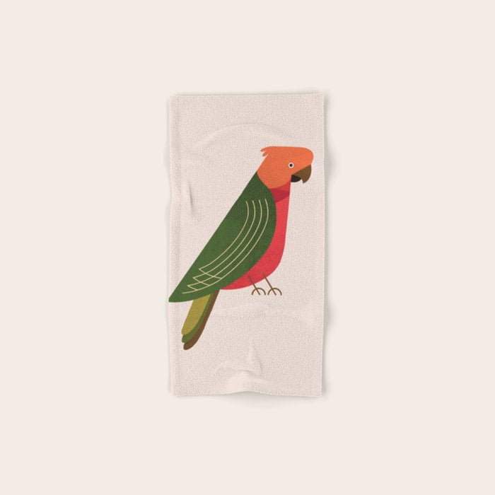 Whimsy Australian King Parrot Bath Towel Gallery Image 1