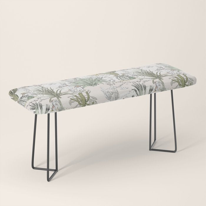 whimsical cactus landscape airy Bench Gallery Image 1