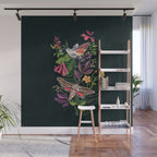 Hummingbird Moth Wall Mural Gallery Image 1