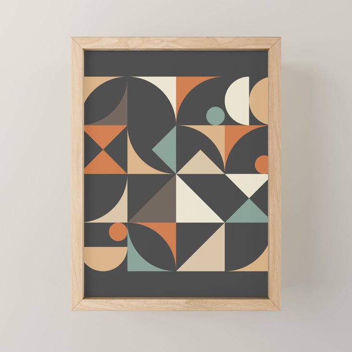 Mid Century 07E Mini Art Print Gallery Image 1