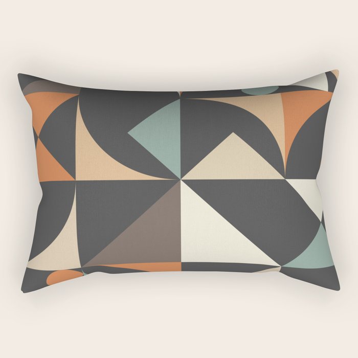 Mid Century 07E Rectangular Pillow Gallery Image 1