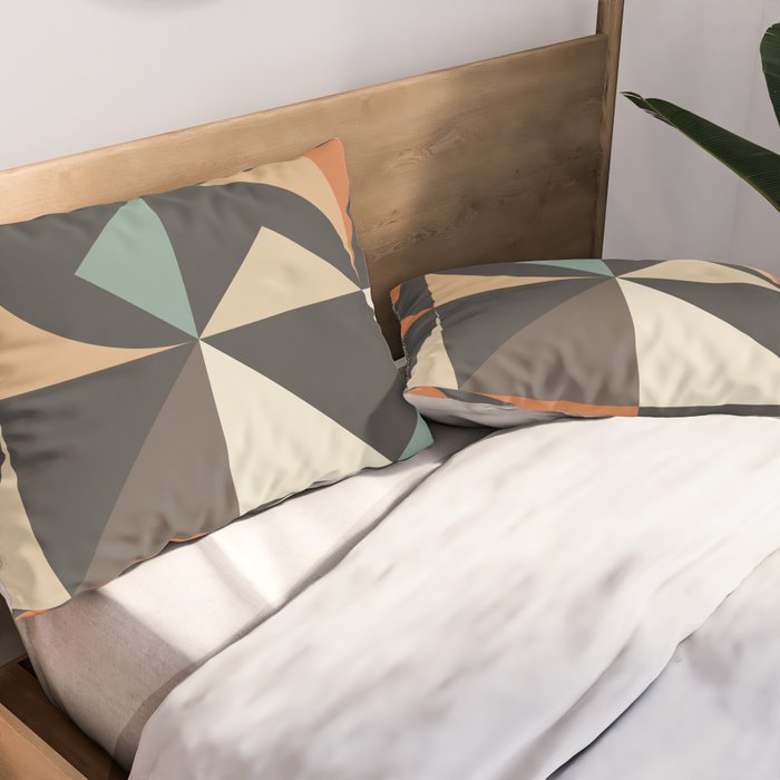Mid Century 07E Pillow Sham Gallery Image 2
