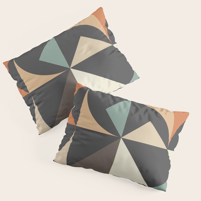 Mid Century 07E Pillow Sham Gallery Image 1