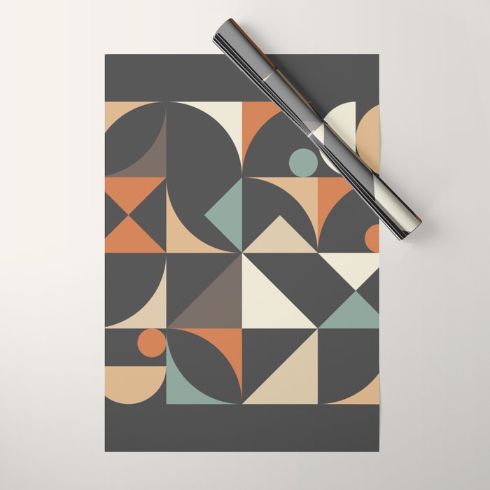 Mid Century 07E Wrapping Paper Gallery Image 1