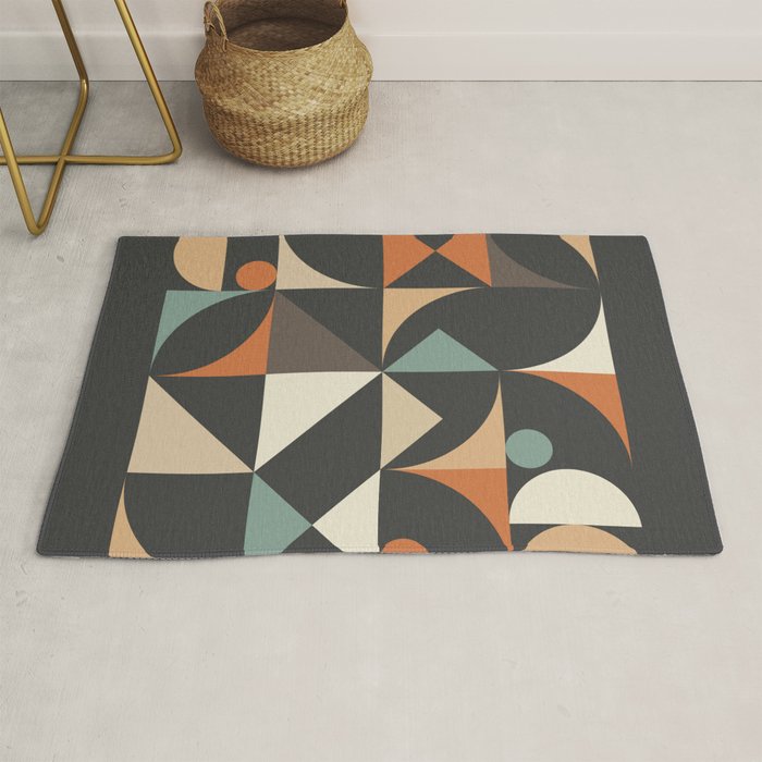 Mid Century 07E Rug Gallery Image 1