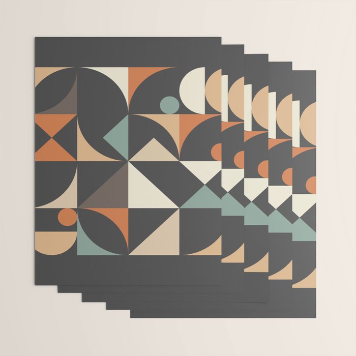 Mid Century 07E Wrapping Paper Gallery Image 3