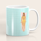 Swimming in Blue Coffee Mug Gallery Image 1