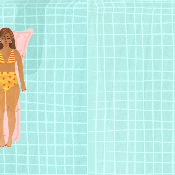 Swimming in Blue Coffee Mug Gallery Image 2