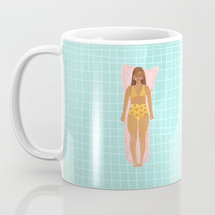 Swimming in Blue Coffee Mug Gallery Image 3
