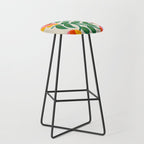 Symmetrical Flowers 1 Stool Gallery Image 1