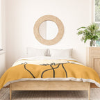 The Cosmo Yellow Flowers Duvet Cover Gallery Image 3