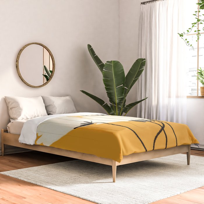 The Cosmo Yellow Flowers Comforter Gallery Image 2