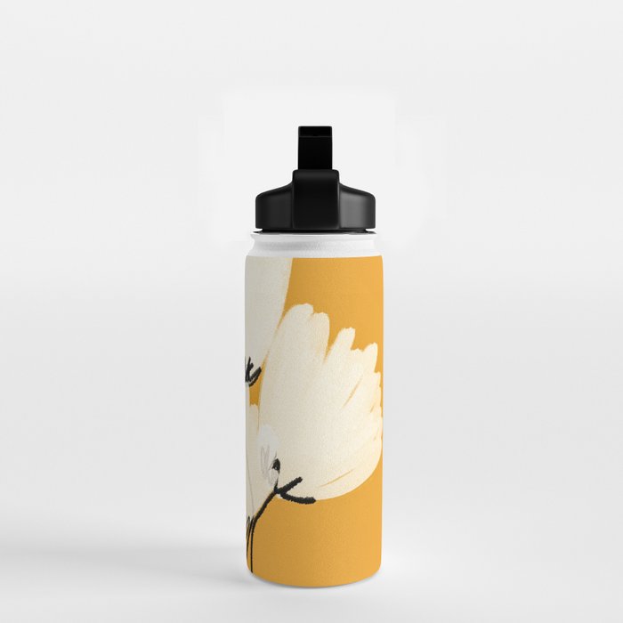 The Cosmo Yellow Flowers Water Bottle Gallery Image 2