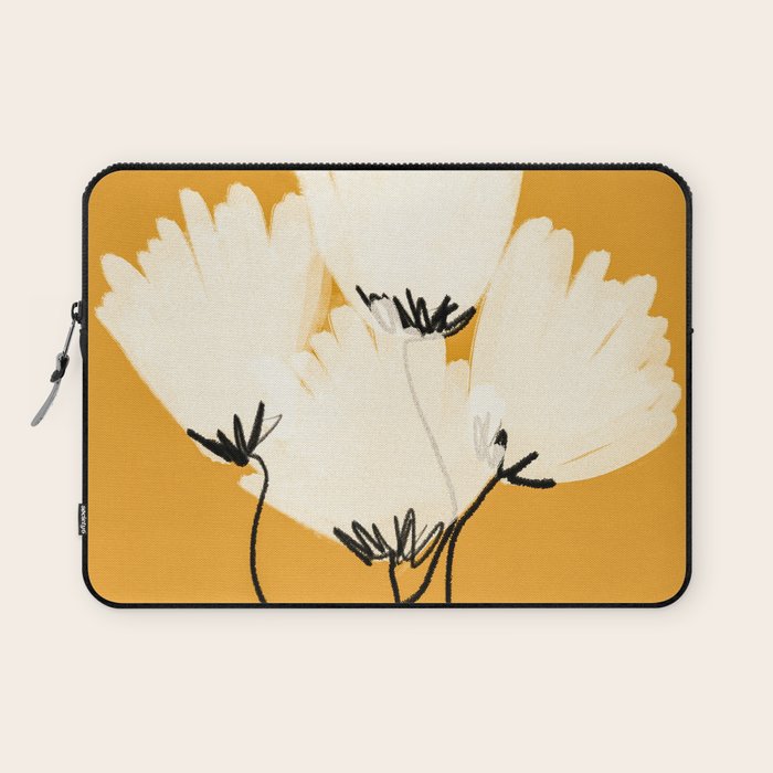 The Cosmo Yellow Flowers Laptop Sleeve Gallery Image 1
