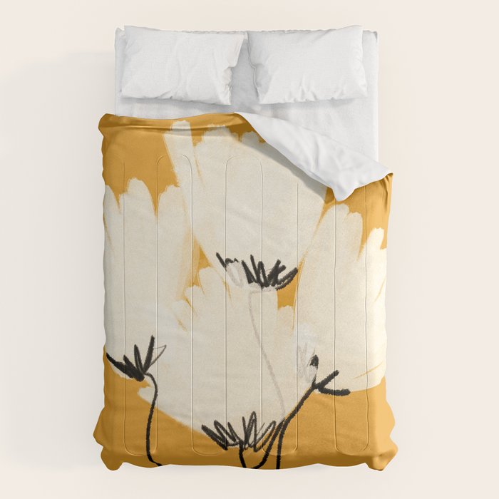 The Cosmo Yellow Flowers Comforter Gallery Image 6