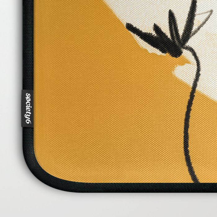 The Cosmo Yellow Flowers Laptop Sleeve Gallery Image 3