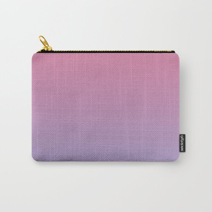 Dreamy Pink Lavender Ombre Gradient Carry All Pouch Gallery Image 1