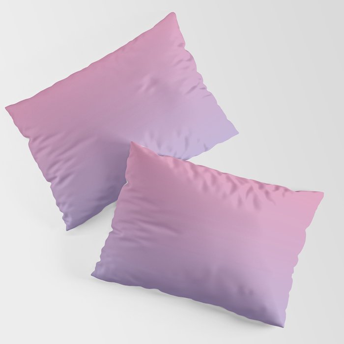 Dreamy Pink Lavender Ombre Gradient Pillow Sham Gallery Image 3