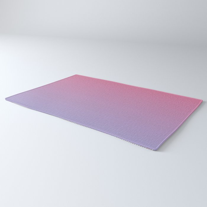 Dreamy Pink Lavender Ombre Gradient Rug Gallery Image 3