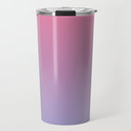 Dreamy Pink Lavender Ombre Gradient Travel Mug Gallery Image 1