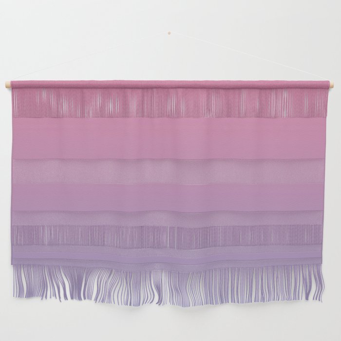 Dreamy Pink Lavender Ombre Gradient Wall Hanging Gallery Image 1