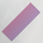 Dreamy Pink Lavender Ombre Gradient Yoga Mat Gallery Image 1