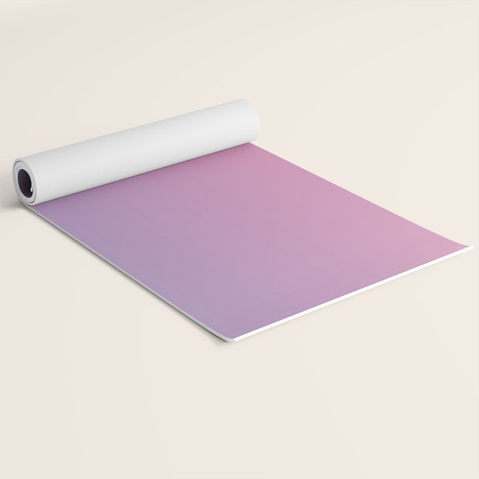 Dreamy Pink Lavender Ombre Gradient Yoga Mat Gallery Image 2
