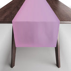 Dreamy Pink Lavender Ombre Gradient Table Runner Gallery Image 1