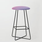Dreamy Pink Lavender Ombre Gradient Stool Gallery Image 1