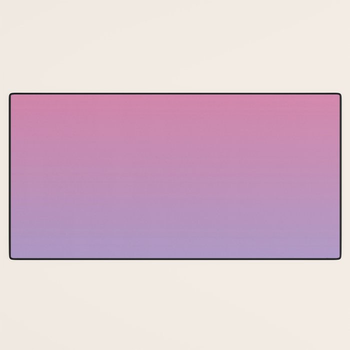 Dreamy Pink Lavender Ombre Gradient Desk Mat Gallery Image 3