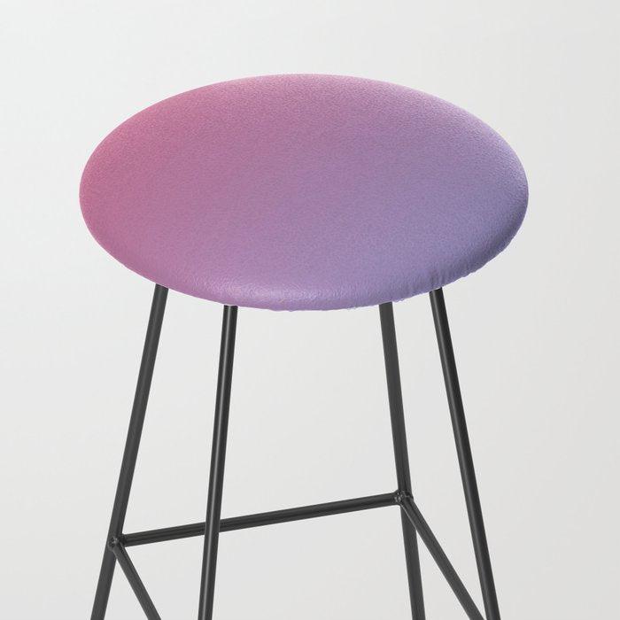 Dreamy Pink Lavender Ombre Gradient Stool Gallery Image 2