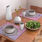 Dreamy Pink Lavender Ombre Gradient Placemat Gallery Image 2